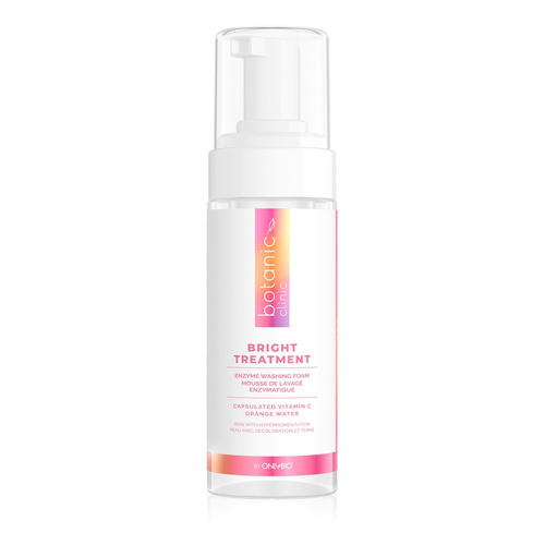 OnlyBio Botanic Clinic Bright Treatment Enzymatyczna Pianka do Twarzy dla Cery z Przebarwieniami 150ml