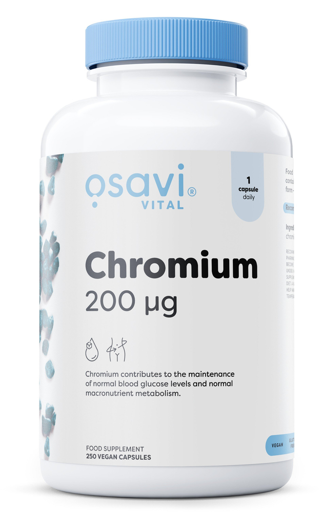 Osavi Chrom 200mcg 250 kapsułek wegańskich
