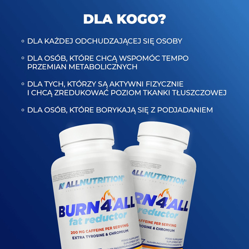 Allnutrition Burn4ALL Wspomagający Utrzymanie Sylwetki 100 Kapsułek