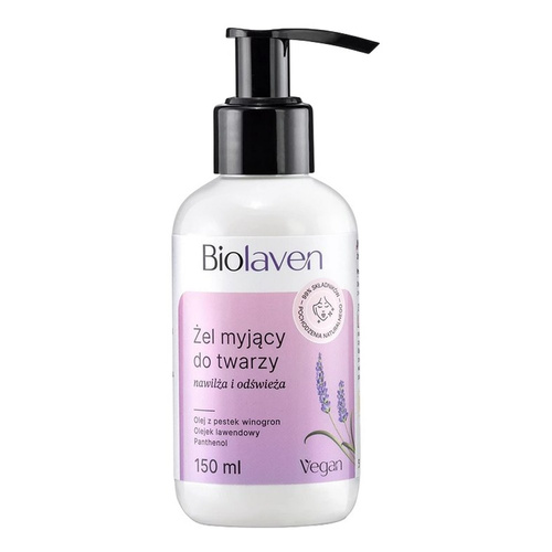 Biolaven Face Wash Gel with Grape Seed Oil and Lavender Oil 150ml