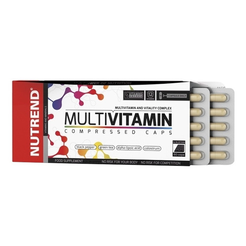 Nutrend MultiVitamin Compressed Caps Kompleks Witamin dla Sportowców 60 Kapsułek