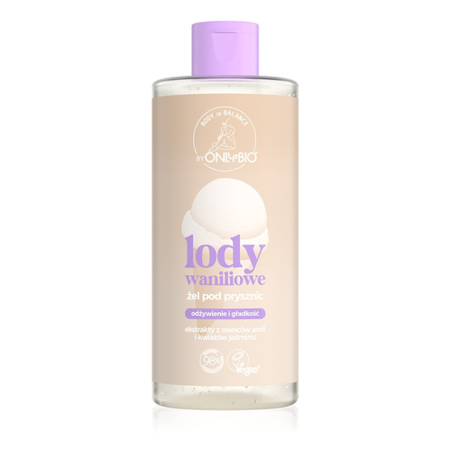 OnlyBio Body in Balance Żel pod Prysznic Lody waniliowe 300ml
