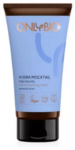 OnlyBio Hydra Mocktail Gęsta Pianka do Mycia Twarzy z Jaśminem i Lewanem dla Każdego Typu Cery 150ml