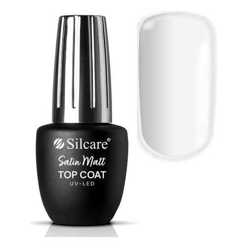 Silcare Satin Matt matowy top hybrydowy 9ml