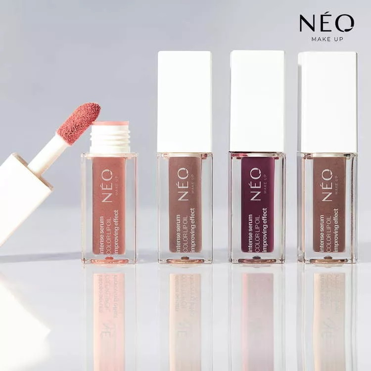Neo Makeup Intense Serum Lip Oil with Color No. 02 Rose Nude 4.5ml