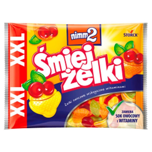 Nimm2 Śmiejżelki Fruit Jelly Gummies Enriched with Vitamins 180g