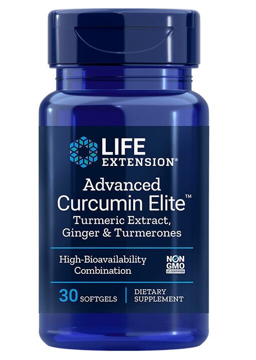 Advanced Curcumin Elite Turmeric Extract, Ginger & Turmerones - 30 softgels