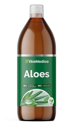 EkaMedica Naturalny 100% Sok z Aloesu 1000ml