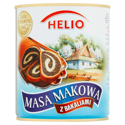 Helio Masa Makowa z Bakaliami 850g