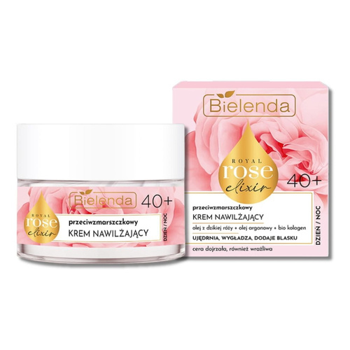 Bielenda Royal Rose Elixir Przeciwzmarszczkowy Krem Nawilżający 40+ 50ml