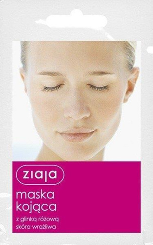 Ziaja Kojąca Maska z Glinką Różową dla Skóry Wrażliwej Vegan 7ml Best Before 30.11.26