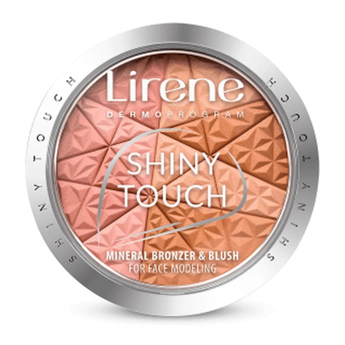 Lirene Shiny Touch Mineral Bronzer with Blush Modeling Face Oval 9g