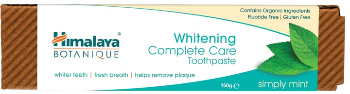 Himalaya Whitening Complete Care Simply Mint Wybielająca Miętowa Pasta do Zębów bez Fluoru 150g