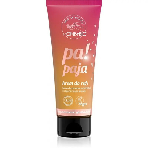 OnlyBio Hand in Balance Krem do Rąk Przeciw Szorstkości z Papają 50ml