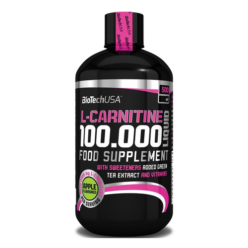 BioTechUSA L-Carnitine 100.000 Liquid L-Carnitine, Apple 500ml