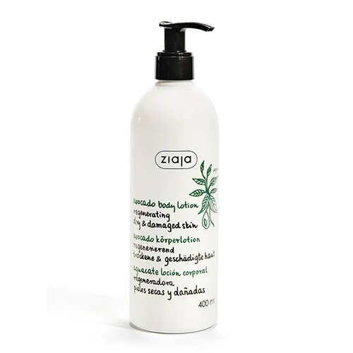Ziaja Awokado Regenerujące Mleczko do Ciała dla Skóry Suchej 400ml
