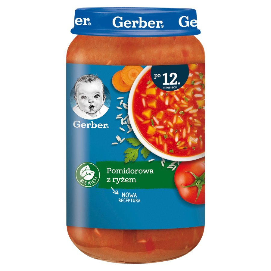 Gerber Tomato Soup with Rice and Turkey for Children after 12 Months 250g