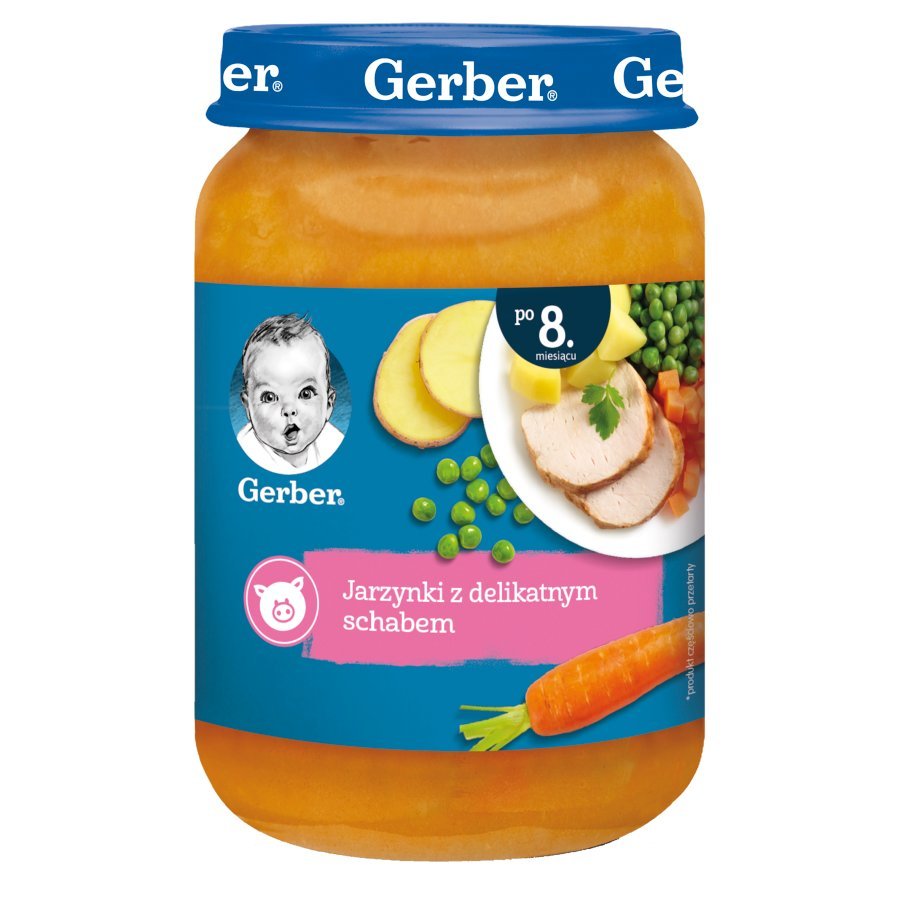 Gerber Vegetable Dish with Delicate Pork for Babies after 8 Months 190g