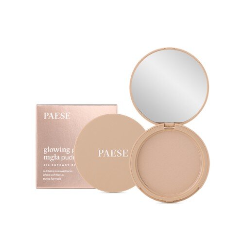 Paese Glowing Powder Mgła Pudrowa Rozświetlający Puder do Twarzy Nr  12 Natural Beige 10g