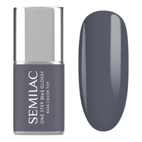 Semilac One Step 3in1 Lakier Hybrydowy S185 Stone Grey 7ml
