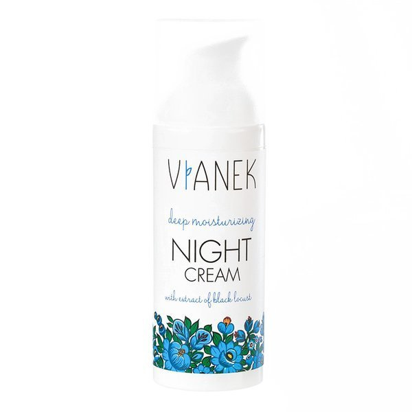 Vianek Intensywnie Nawilżający Krem do Twarzy na Noc do Cery Suchej i Wrażliwej 50ml