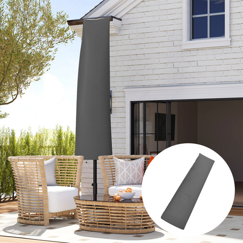 Outsunny Parasol Umbrella Cover - Grey
