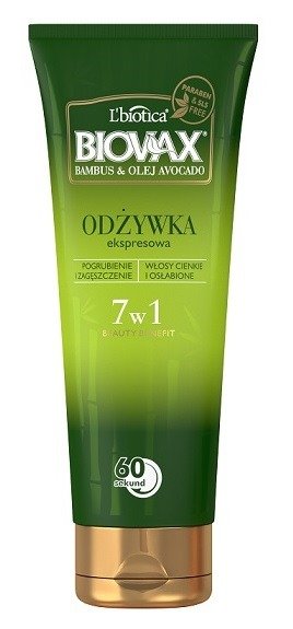 Biovax Express Hair Conditioner 7in1 Bamboo Avocado Oil 200ml 