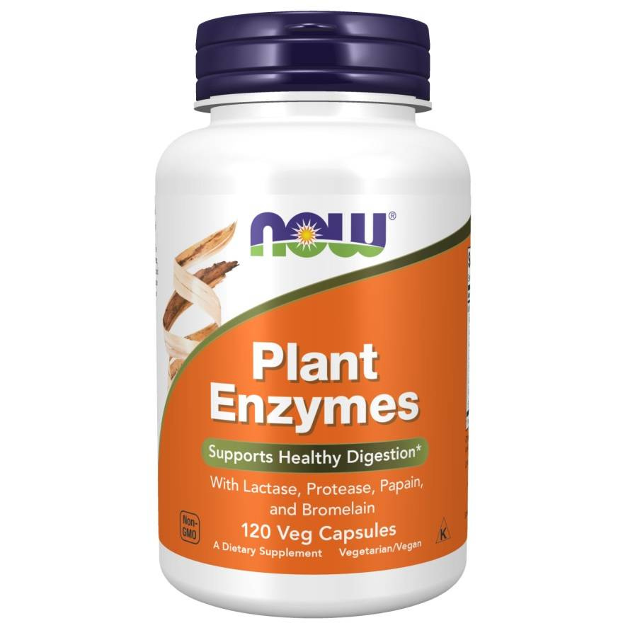 Now Foods Plant Enzymes Wspomaga Trawienie 120 Kapsułek