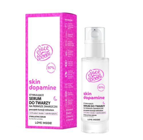 FaceBoom Skin Dopamine Stymulujące Serum z Retinolem 0,15% do Twarzy na Pierwsze Zmarszczki 30ml