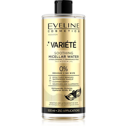 Eveline Variete Łagodzący Płyn Micelarny dla Skóry Wrażliwej 500ml