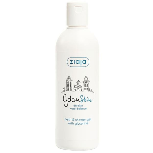 Ziaja GdanSkin Glicerynowy Żel Myjący pod Prysznic i do Kąpieli dla Skóry Suchej i Bardzo Suchej 300ml