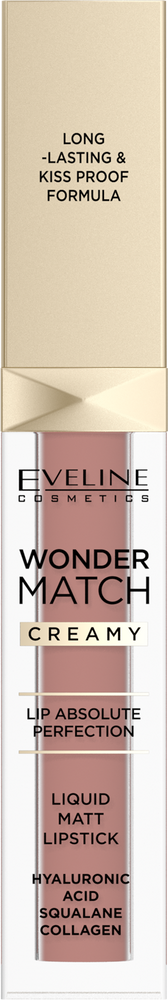 Eveline Wonder Match Nawilżająca Matowa Pomadka w Płynie 04 Carmel 6,8ml