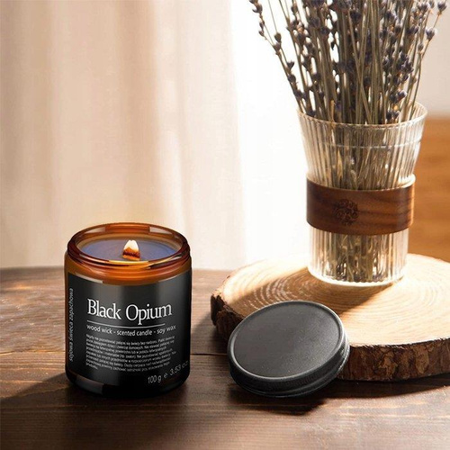 Black Opium Soy Fragranced Candle in Screwed Jar 1 Piece