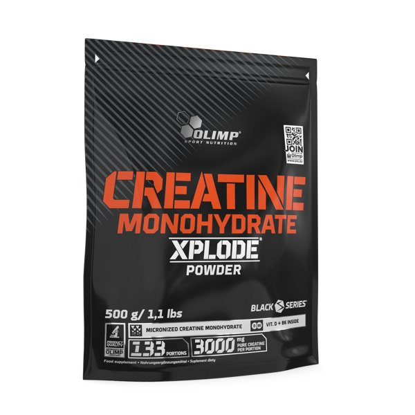 Olimp Nutrition Creatine Xplode Monohydrat Kreatyny na Siłę i Masę Cytrynowy 500g