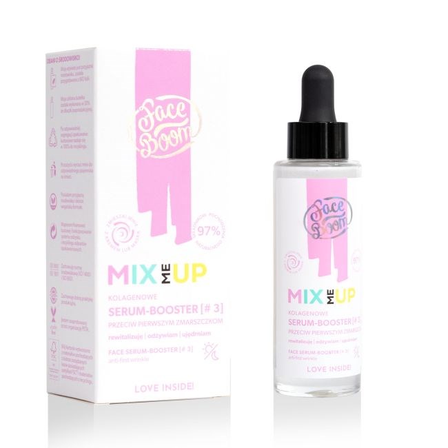 FaceBoom Mix Me Up Collagen Serum-Booster against First Wrinkles 30ml