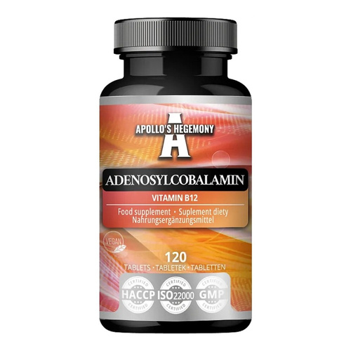 Apollo's Hegemony Adenozylokobalamina Witamina B12 120 Tabletek