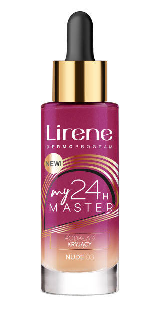 Lirene My 24H Master Covering and Anti-Aging Foundation No. 03 Nude 30ml