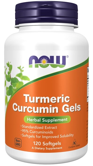 Now Foods Turmeric Curcumin Antioxidant Properties 120 Capsules