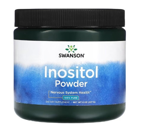 Swanson Inozytol w Proszku 100% Czystości na Wsparcie Nastroju 227g
