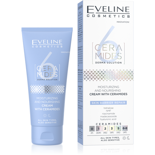 Eveline 6 Ceramides Moisturizing and Nourishing Ceramide Cream 50ml