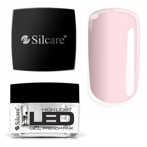 Silcare High Light LED żel budujący French Pink do stylizacji french 15g