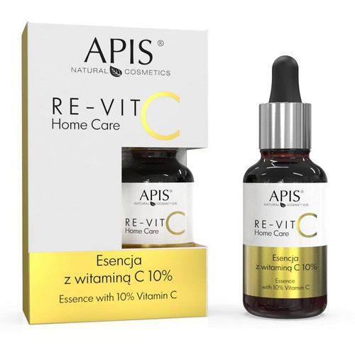 Apis Re-Vit C Rozświetlająca Esencja z Witaminą C 10% do Twarzy Szyi i Dekoltu 30ml