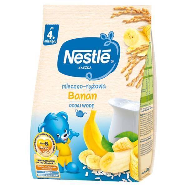 Nestle Milky Banana Flavoured Rice Porridge for Babies after 4th Month 230g