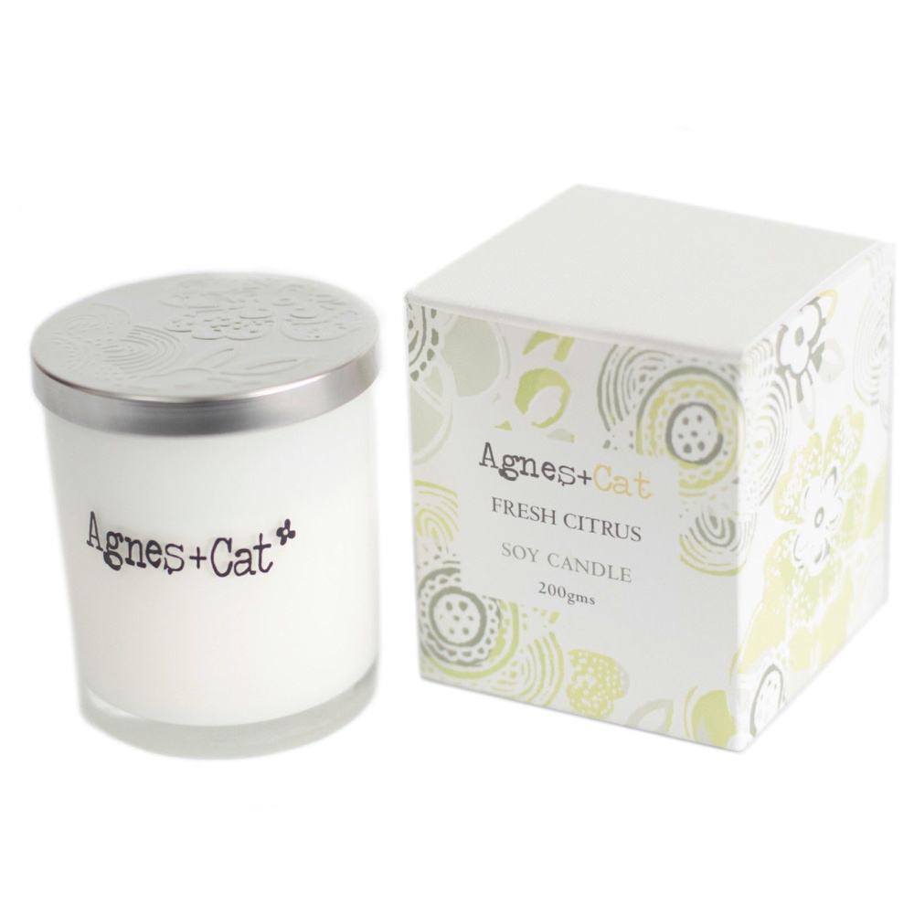 Agnes + Cat Votive Candle - Fresh Citrus