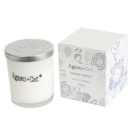 Agnes + Cat Votive Candle - Parma Violet