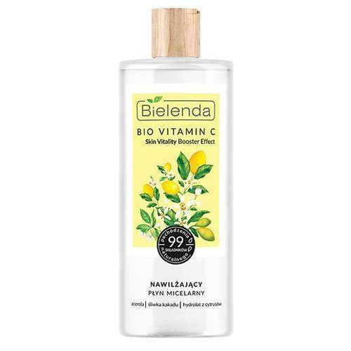 Bielenda Bio Witamin C Nawilżający i Oczyszczający Płyn Micelarny dla Cery Dojrzałej 500ml
