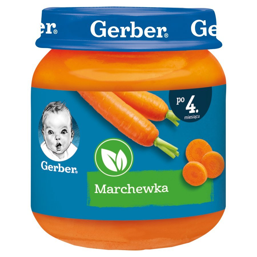 Gerber Danie Marchewka dla Niemowląt po 4 Miesiącu 125g