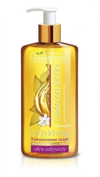 Bielenda Golden Oils Ultraodżywczy Olejek do Kąpieli i pod Prysznic z Olejkiem Perilla 250ml 