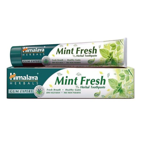 Himalaya Mint Fresh Herbal Toothpaste with Advanced Herbal Formula with Mint and Indian Fennel 75ml