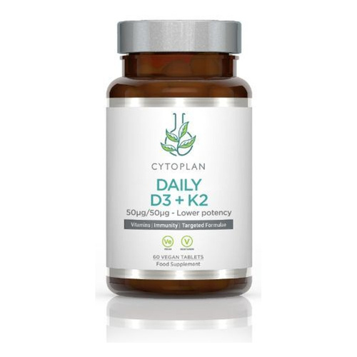 Cytoplan Daily D3 + K2 Tabletki 60 tabletek wegańskich